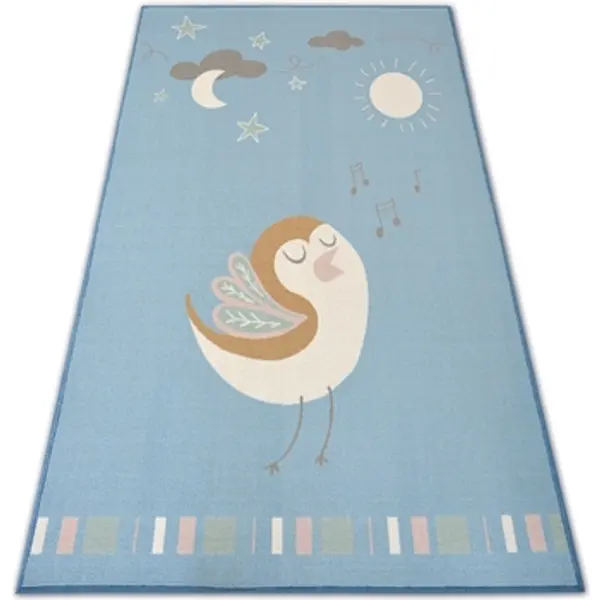 Rugsx Rugsx  Tepisi TEPIH za djecu LOKO Ptica plava neklizajući 120x170 cm  Rugsx