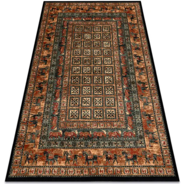 Rugsx Rugsx  Tepisi Vuna Tepih KASHQAI 4301 500 orijentalni, okvir 120x170 cm  Rugsx