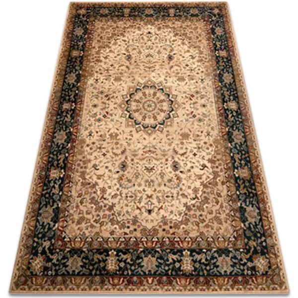 Rugsx Rugsx  Tepisi Vuna Tepih OMEGA Adagio berba, rozeta smaragdna 200x300 cm  Rugsx