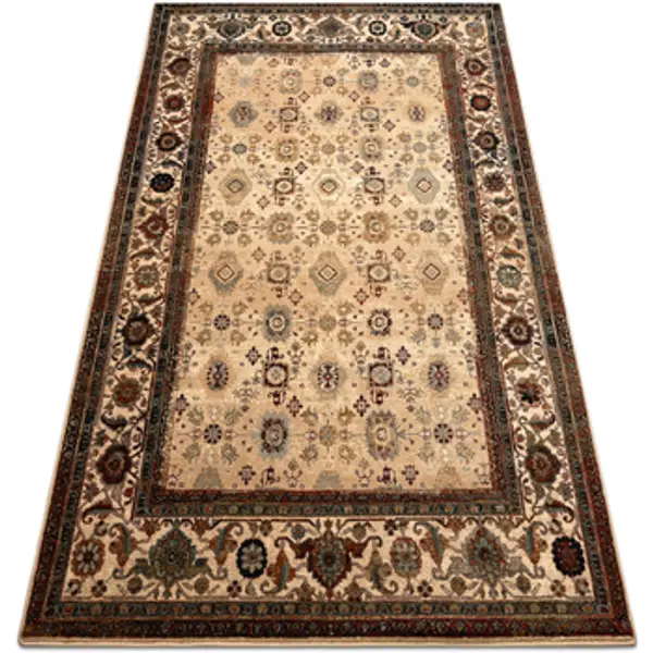 Rugsx Rugsx  Tepisi Vuna Tepih OMEGA AVILA Ornament okvir pijesak 200x300 cm  Rugsx