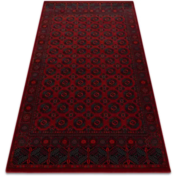 Rugsx Rugsx  Tepisi Vuna Tepih OMEGA BUCHARA okvir, ovi crveni 200x300 cm  Rugsx