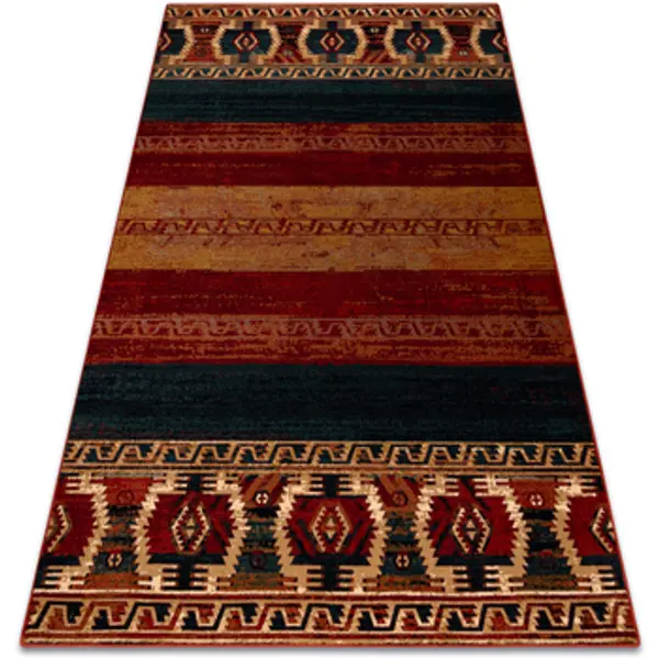 Rugsx Rugsx  Tepisi Vuna Tepih OMEGA VRITTI etnički, rubin 200x300 cm  Rugsx