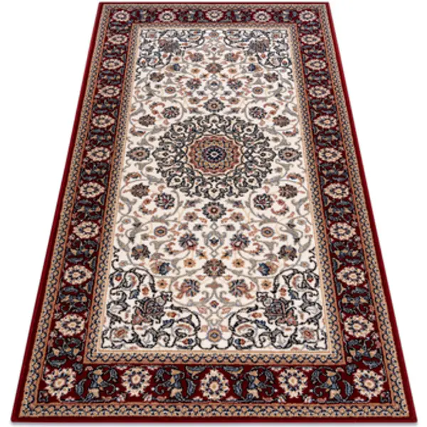 Rugsx Rugsx  Tepisi Vuneni tepih NAIN Ornament, okvir 6635/51036 bež 80x150 cm  Rugsx