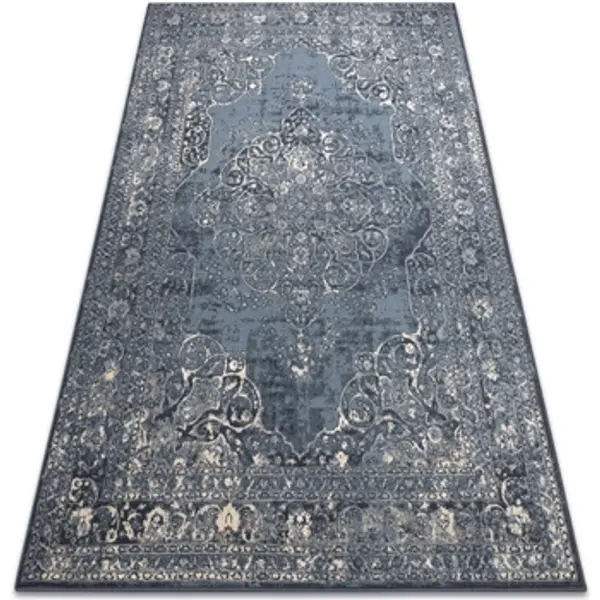 Rugsx Rugsx  Tepisi Vuneni tepih NAIN Rozeta berba 7599/50911 tamnopla 200x300 cm  Rugsx