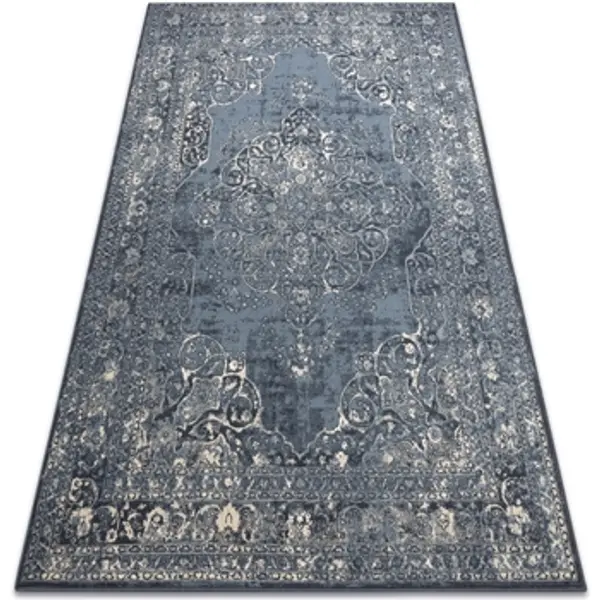 Rugsx Rugsx  Tepisi Vuneni tepih NAIN Rozeta berba 7599/50911 tamnopla 80x150 cm  Rugsx