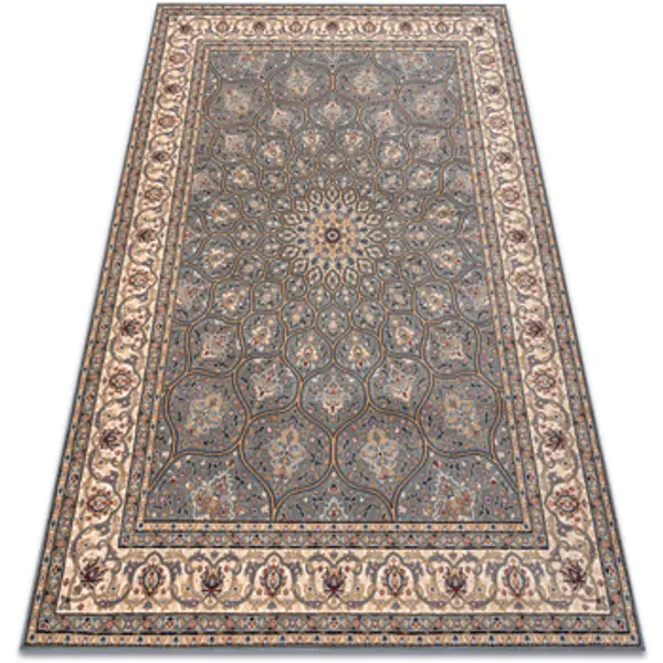 Rugsx Rugsx  Tepisi Vuneni tepih NAIN Rozeta, okvir, 1180/51034 plava 200x300 cm  Rugsx
