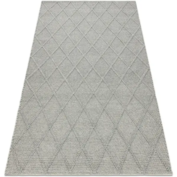 Rugsx Rugsx  Tepisi Vuneni tepih TAHAR 99001G siva - RUČNO 160x240 cm  Rugsx