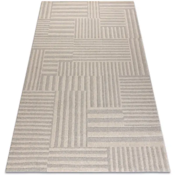 Rugsx Rugsx  Tepisi Vuneni tepih TEXTURA 488.10.LA111 OSTA - Linije, 80x150 cm  Rugsx