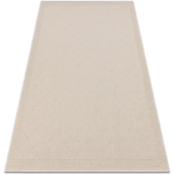 Rugsx Rugsx  Tepisi Vuneni tepih VILLA 7636/68200 Zigzag SIZAL, ravno 80x150 cm  Rugsx