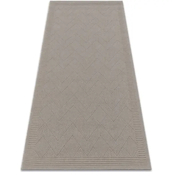 Rugsx Rugsx  Tepisi Vuneni tepih VILLA 7636/68400 Zigzag SIZAL, ravno 200x300 cm  Rugsx