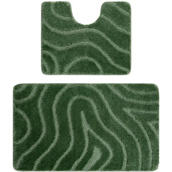 Rugsx Rugsx  Tepisi za kupaonicu Dvodijelni kupaonski set tepih SUPREME WAVES, valo 60x100 cm  Rugsx
