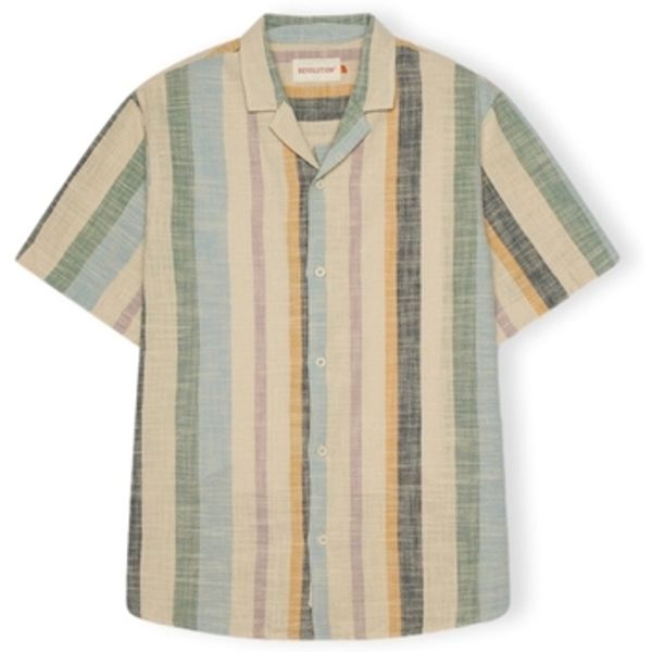 Rvlt Revolution Rvlt Revolution  Košulje dugih rukava Cuban Shirt S/S 3918 - Dustgreen  Rvlt Revolution