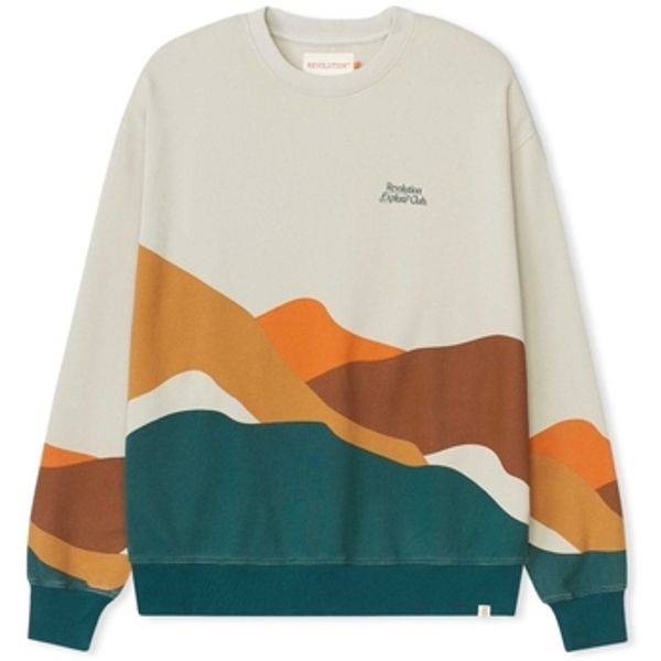 Rvlt Revolution Rvlt Revolution  Sportske majice Printed Crewneck Sweatshirt 2783 - Offwhite  Rvlt Revolution