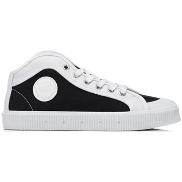 Sanjo Sanjo  Visoke tenisice K100 Cordura - Black White  Sanjo