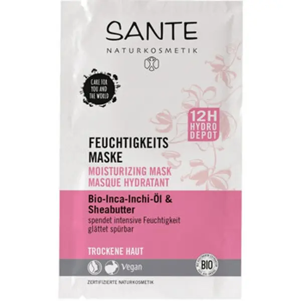 Sante Sante  Hidratantni i hranjivi proizvodi Organic M0isturizing Mask - Inca Inchi Oil and Shea But  Sante