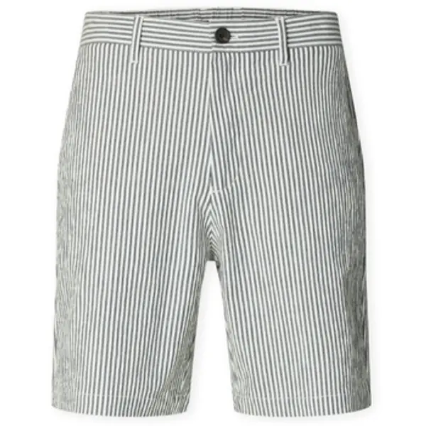 Selected Selected  Bermude i kratke hlače Noos Regular-Karl Shorts - Sky Captain/Egret  Selected