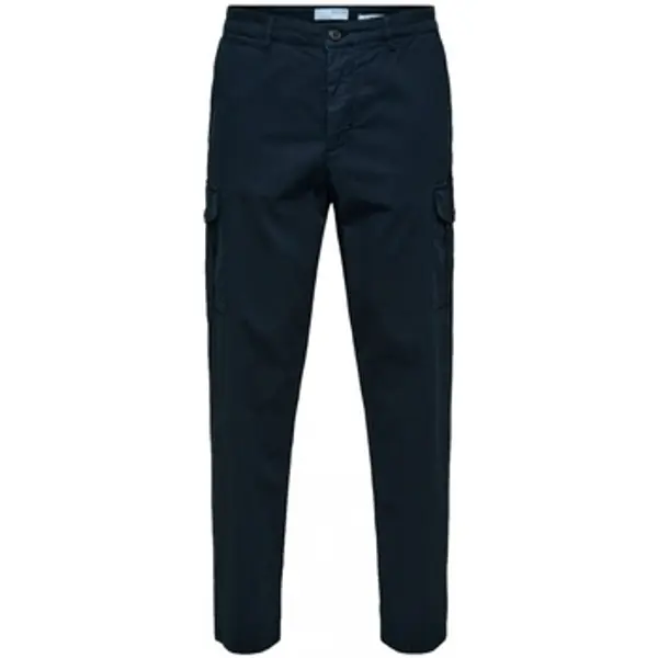Selected Selected  Chino hlače i hlače mrkva kroja Slim Tapered Wick 172 Cargo Pants - Dark Sapphire  Selected