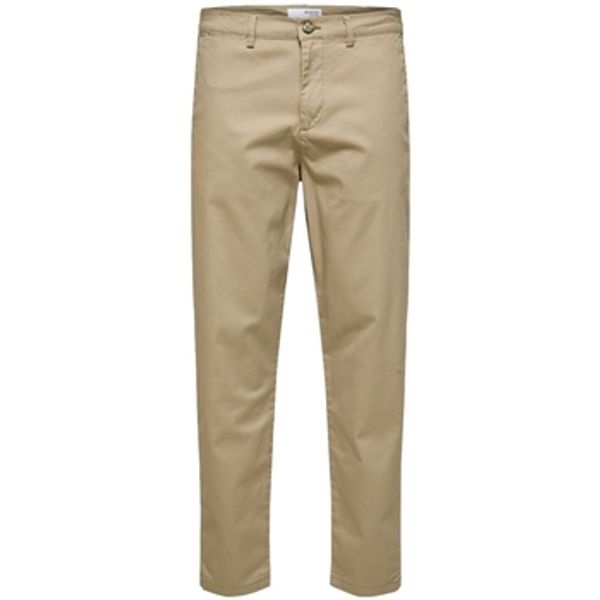 Selected Selected  Hlače Noos Slim Tape New Miles Pants - Greige  Selected