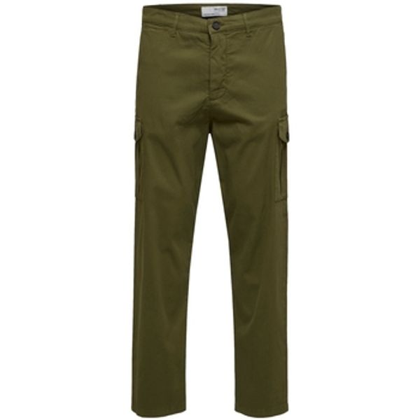 Selected Selected  Hlače Noos Slim Tapered Wick Cargo Pants - Winter Moss  Selected