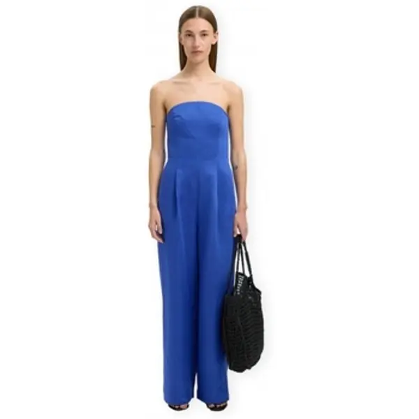Selected Selected  Kombinezoni i tregerice W Sima Bustier Jumpsuit - Dazzling Blue  Selected