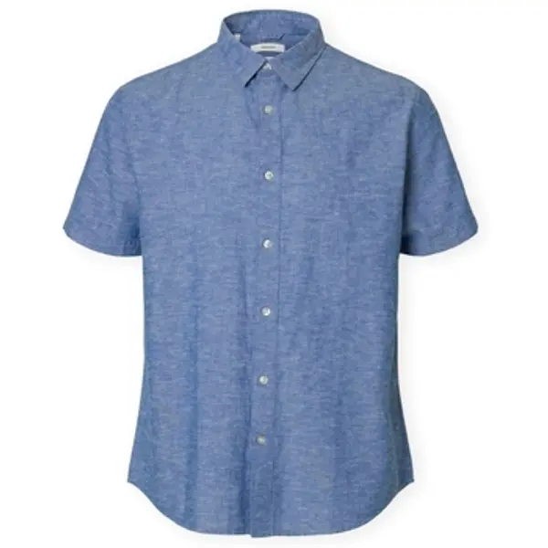 Selected Selected  Košulje dugih rukava Noos Reg-Sun Shirt - Medium Blue Denim  Selected