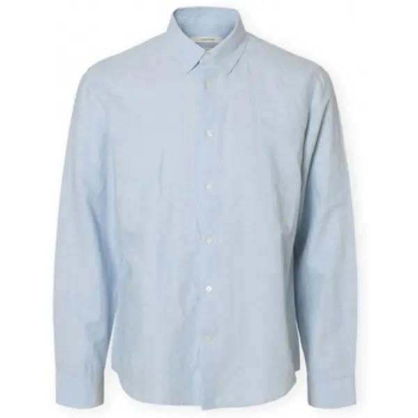 Selected Selected  Košulje dugih rukava Noos Regclay Shirt - Dusty Blue  Selected
