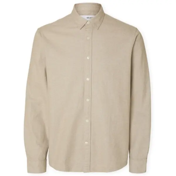 Selected Selected  Košulje dugih rukava Noos Regnoah Shirt - Egret  Selected