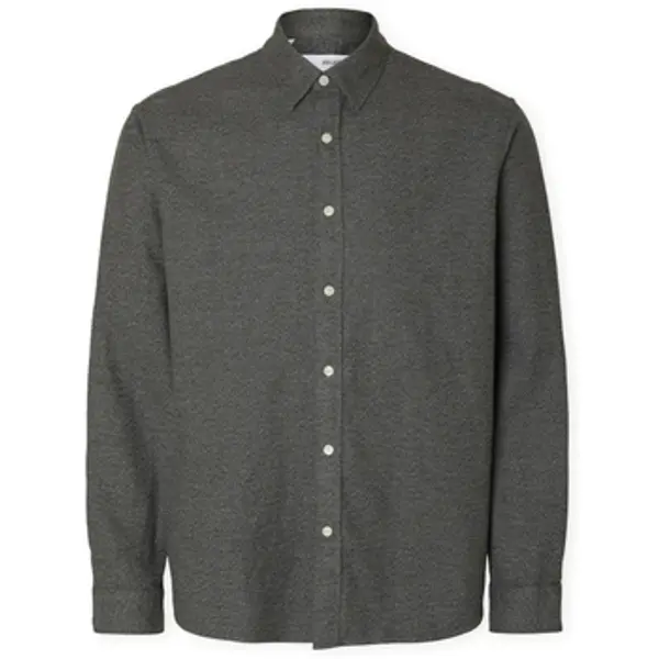 Selected Selected  Košulje dugih rukava Noos Regnoah Shirt - Gray Flannel  Selected