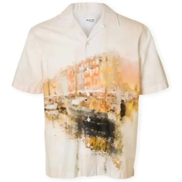 Selected Selected  Košulje dugih rukava RelaxCarl Shirt - Apricot  Selected