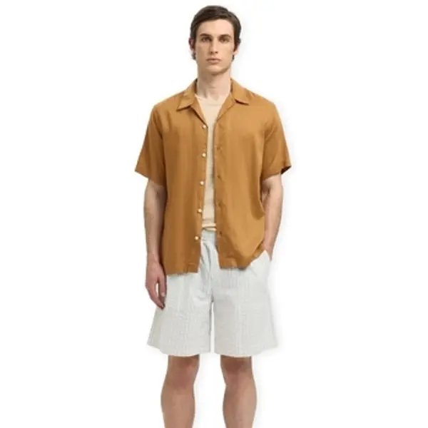 Selected Selected  Košulje kratkih rukava Regnoa Mix Shirt S/S - Chipmunk  Selected