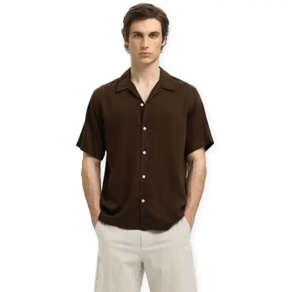 Selected Selected  Košulje kratkih rukava Regnoa Mix Shirt S/S - Demitasse  Selected