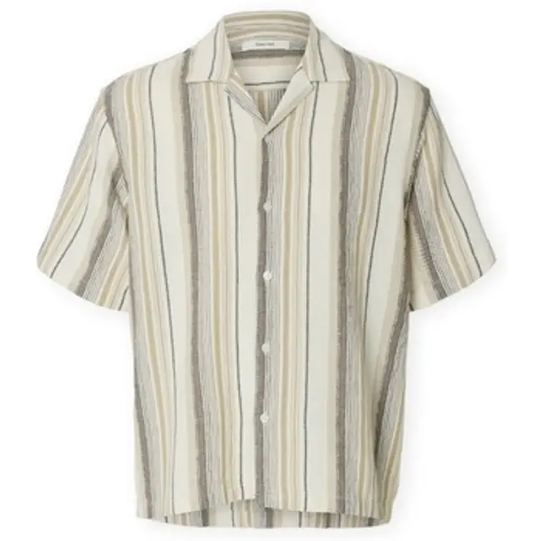 Selected Selected  Košulje kratkih rukava Rlxcal Shirt - Egret/Brown Multi  Selected