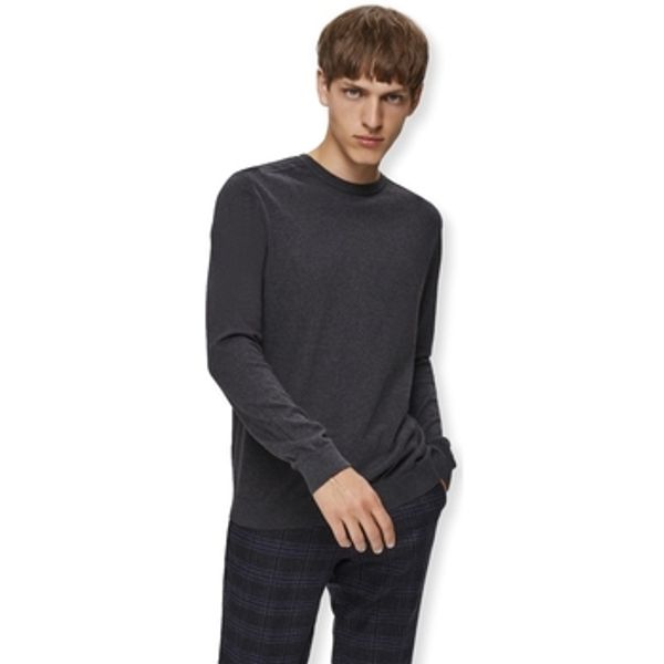 Selected Selected  Puloveri Noos Berg Crew Knit - Antracit Melange  Selected