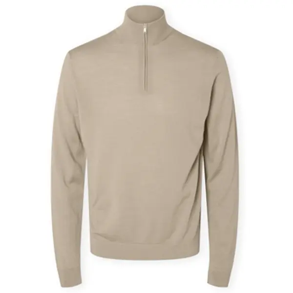 Selected Selected  Puloveri Noos Tray Half Zip Knit - Kelp  Selected