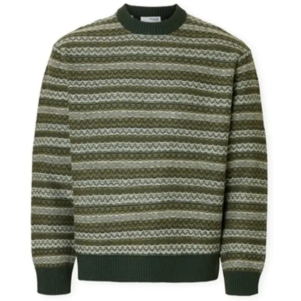 Selected Selected  Puloveri Revy Knit - Deep Forest/Dried Herb  Selected