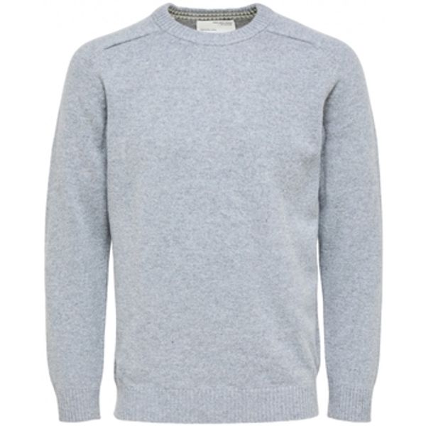 Selected Selected  Puloveri Wool Jumper New Coban - Medium Grey Melange  Selected