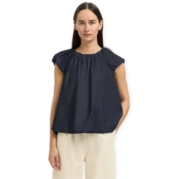 Selected Selected  Topovi i bluze W Frillo Top - Dark Blue Denim  Selected