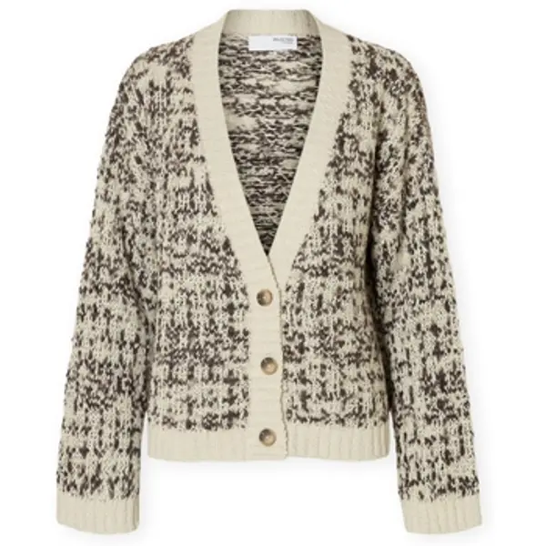 Selected Selected  Veste i kardigani W Lindsay Cardigan - Birch/Delicious  Selected