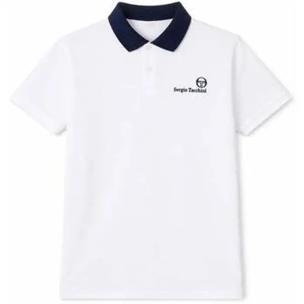 Sergio Tacchini Sergio Tacchini  Majice / Polo majice Bondi Polo Shirt White/Maritime Blue/Mango Mint  Sergio Tacchini