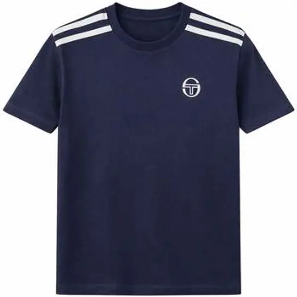 Sergio Tacchini Sergio Tacchini  Majice / Polo majice Locchi T-Shirt Maritime Blue/White  Sergio Tacchini