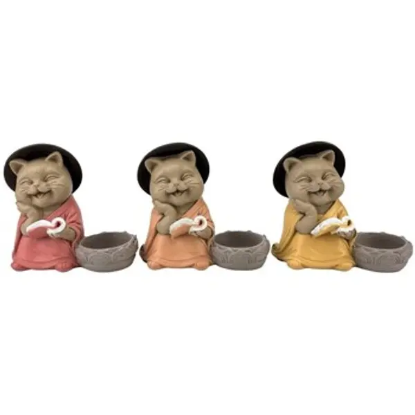 Signes Grimalt Signes Grimalt  Dekorativni predmeti Buddha Cat Svijećnjak  Signes Grimalt