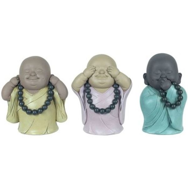 Signes Grimalt Signes Grimalt  Dekorativni predmeti Buddha Ne Vidi By Sigris Ne Čuje By Sigris Ne Govori Set 3U  Signes Grimalt