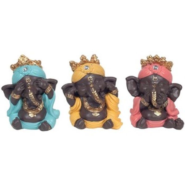 Signes Grimalt Signes Grimalt  Dekorativni predmeti Ganesh Ne Vidim-Čuj-Govori 3U  Signes Grimalt