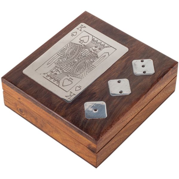 Signes Grimalt Signes Grimalt  Dekorativni predmeti Kutija S Kartama I Kockicama  Signes Grimalt