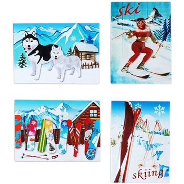 Signes Grimalt Signes Grimalt  Dekorativni predmeti Magnetski Snijeg Set 4 U  Signes Grimalt
