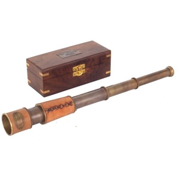 Signes Grimalt Signes Grimalt  Dekorativni predmeti Teleescope S Vintage Kutijom  Signes Grimalt