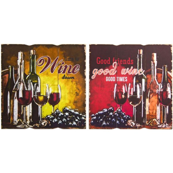 Signes Grimalt Signes Grimalt  Dekorativni predmeti Zidno Adorno Vino 2U  Signes Grimalt