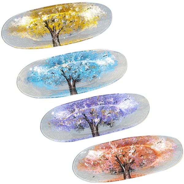 Signes Grimalt Signes Grimalt  Dekorativni tanjuri 4U Apstraktno Jelo S Drvećem  Signes Grimalt