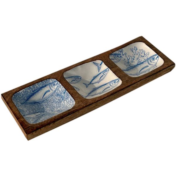 Signes Grimalt Signes Grimalt  Dekorativni tanjuri Fish Tray 3 Mjesta  Signes Grimalt