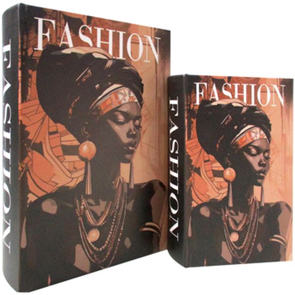 Signes Grimalt Signes Grimalt  Košare i kutije Afrička Kutija Za Knjige 2U  Signes Grimalt